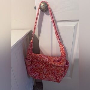Vintage Vera Bradley Sherbet carry all shoulder/Crossbody bag